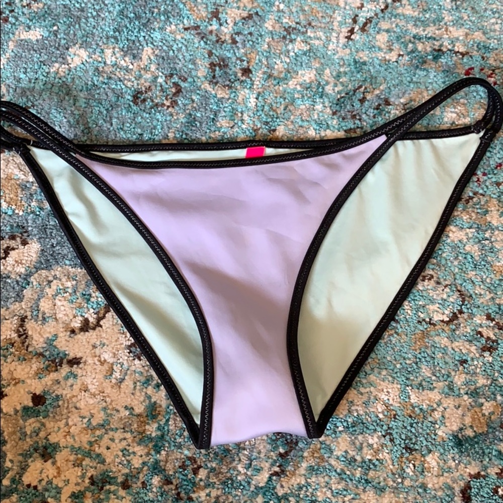 Purple bikini bottom